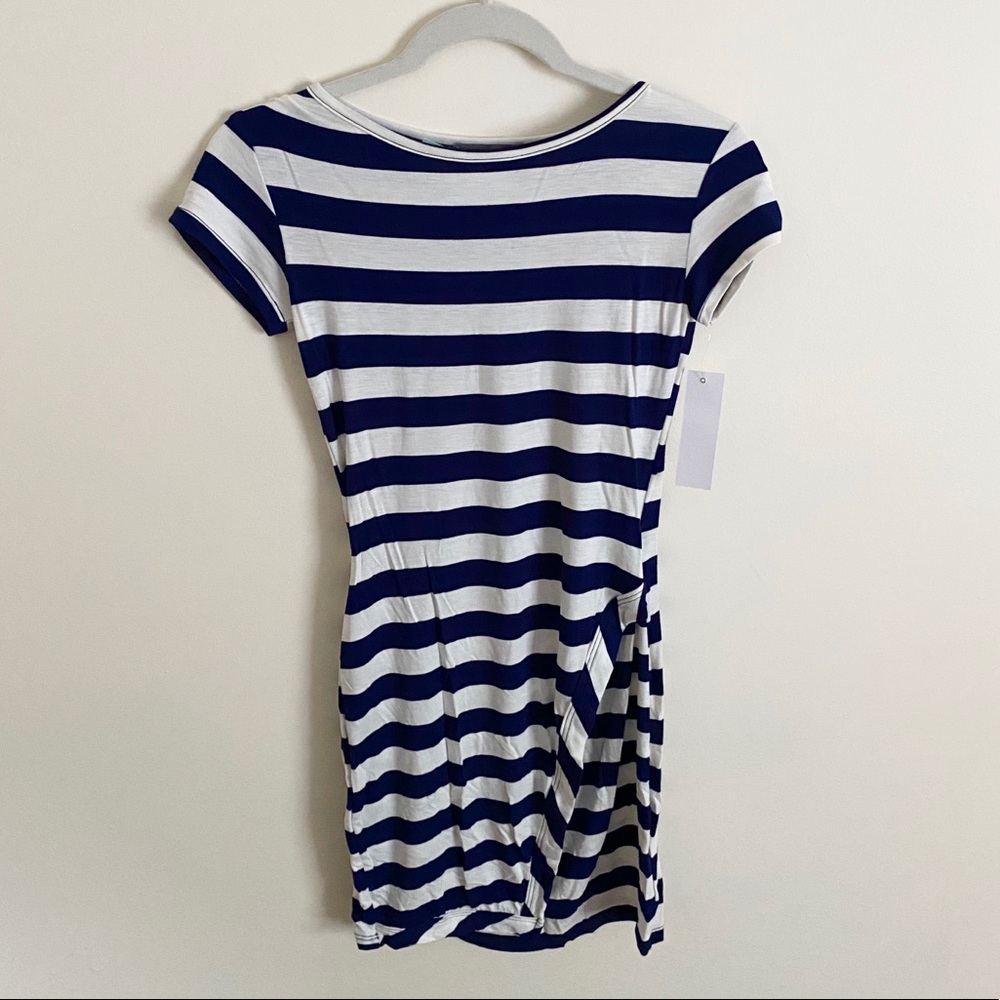 Asymmetrical Striped Dress